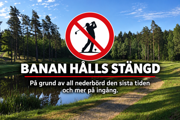 ⛔BANAN STÄNGD TILLSVIDARE!⛳