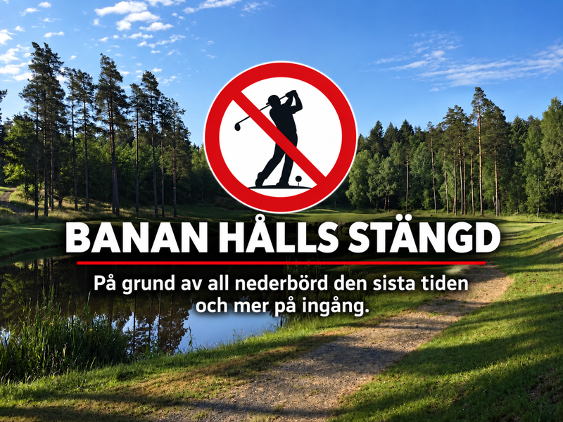 ⛔BANAN STÄNGD TILLSVIDARE!⛳