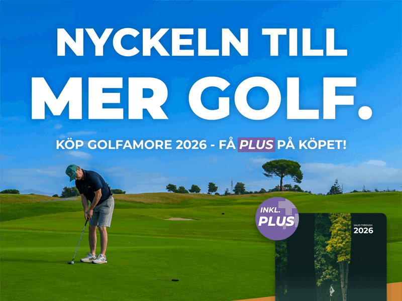 Just nu! Golfamore PLUS på köpet (spara 200 kr).